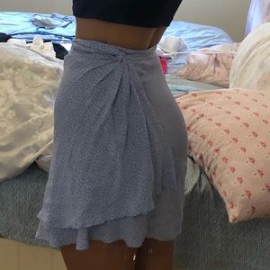 Brandy Melville floral wrap skirt